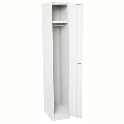Image for GO STEEL LOCKER 1 DOOR 305 X 455 X 1830MM FLAT PACK SILVER GREY from That Office Place PICTON