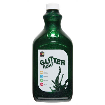 Image for EDUCATIONAL COLOURS GLITTER PAINT 2 LITRE GREEN from Clipboard Stationers & Art Supplies