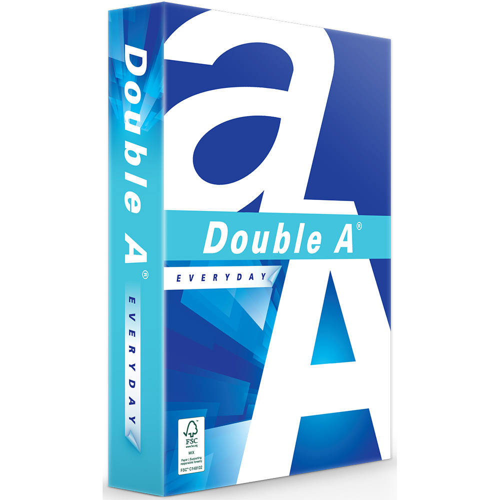 DOUBLE A SMOOTHER A4 CARBON NEUTRAL COPY PAPER 70GSM WHITE PACK 500 SHEETS |  | 7114888