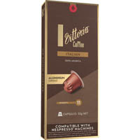 vittoria nespresso compatible coffee capsules italian pack 10