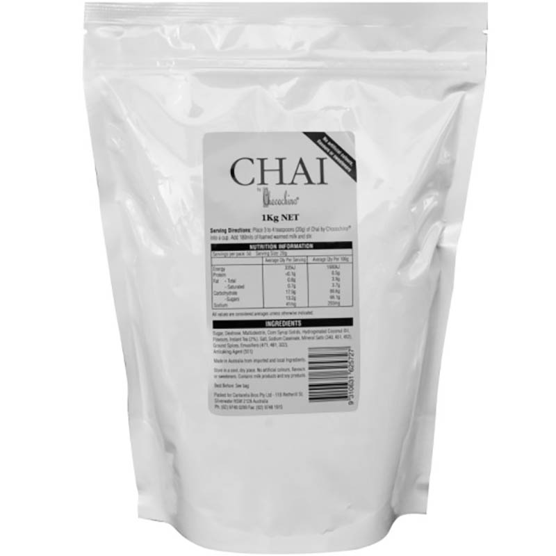Image for VITTORIA CHAI BY CHOCOCHINO 1KG from Prime Office Supplies