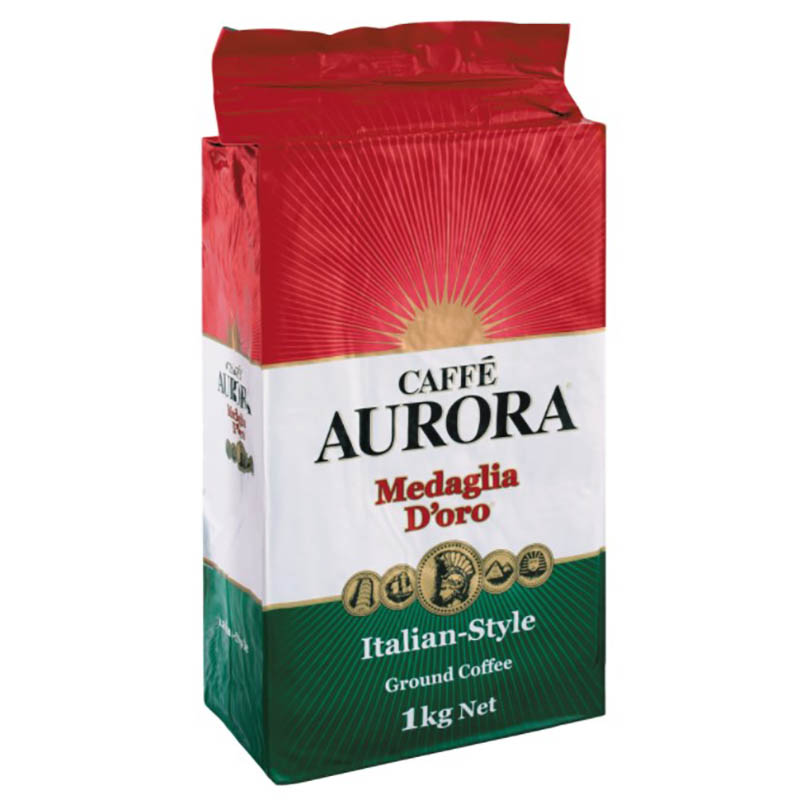 Image for VITTORIA CAFE AURORA ITALIAN BLEND GROUND 1KG BAG from Challenge Office Supplies