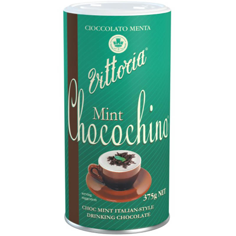 Image for VITTORIA CHOCOCHINO MINT DRINKING CHOCOLATE 375G from Positive Stationery