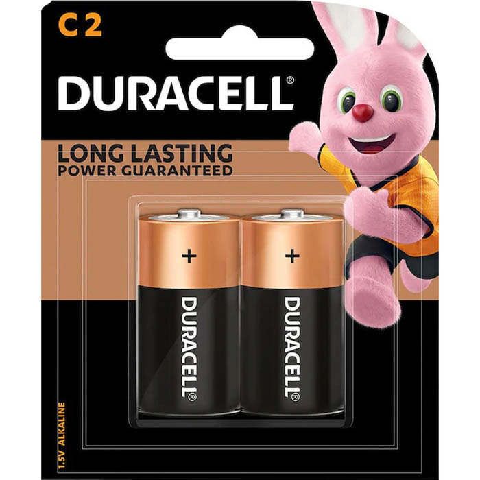 Image for DURACELL COPPERTOP ALKALINE C BATTERY PACK 2 from Memo Office and Art