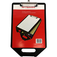 gns storage clipboard a4 black