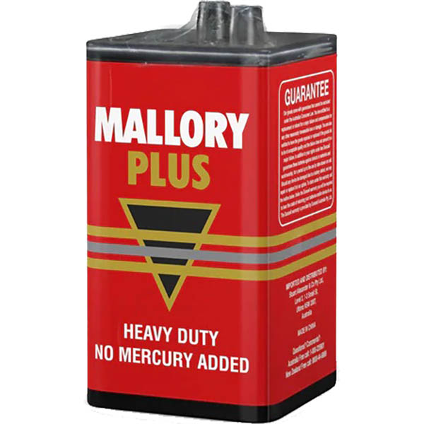 Image for DURACELL MALLORY ALKALINE 6V LANTERN BATTERY from York Stationers