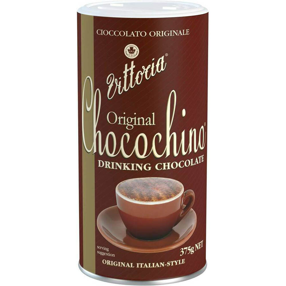 Image for VITTORIA CHOCOCHINO ORIGINAL DRINKING CHOCOLATE 375G from Prime Office Supplies