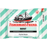 fishermans friend sugar free peppermint 25g