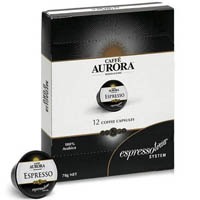 vittoria espressotoria coffee capsules aurora espresso pack 12