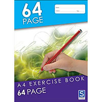 sovereign exercise book 8mm ruled 64 page a4