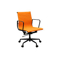 adora office chair medium back 570 x 630 x 930mm orange