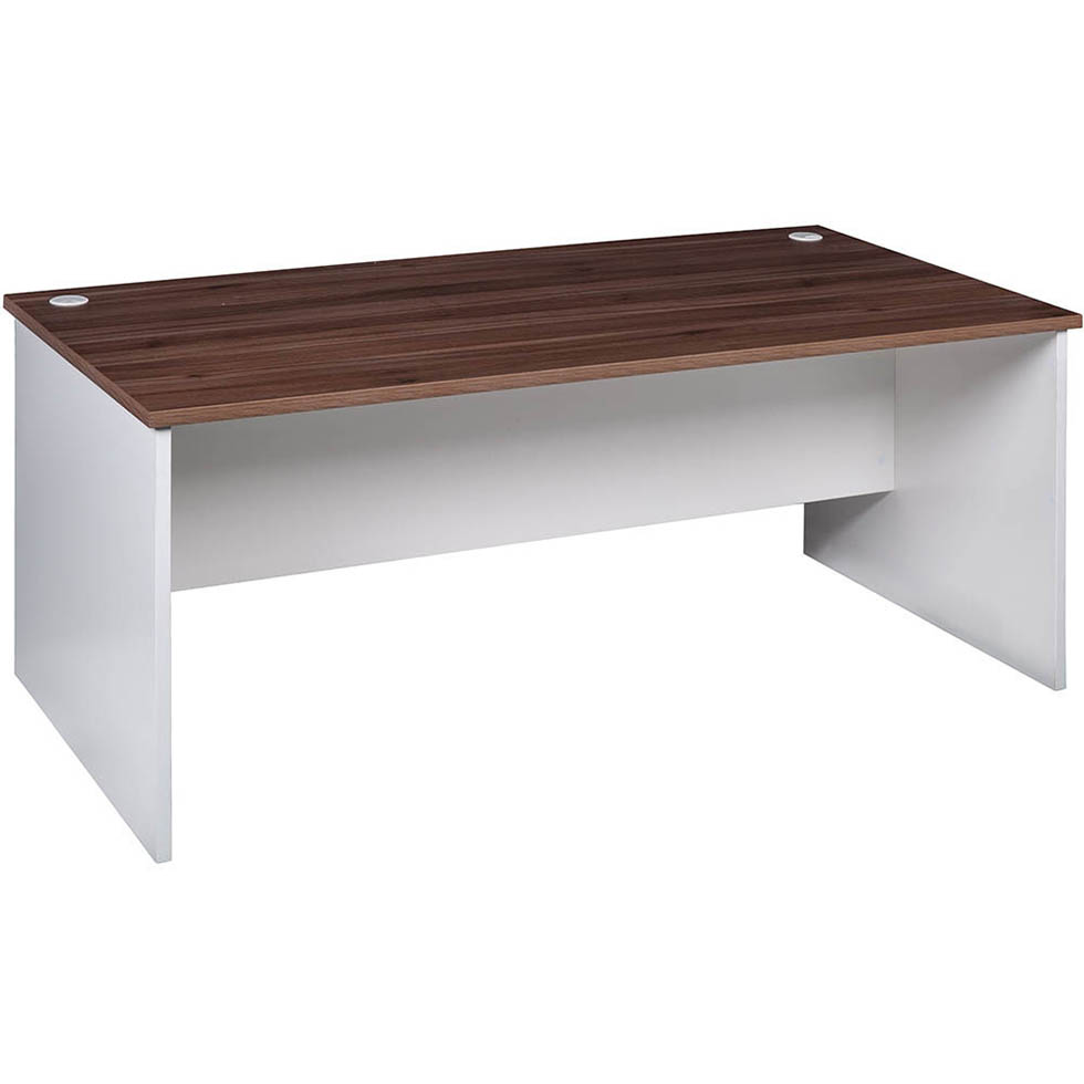 Image for OM PREMIER DESK 1500 X 750 X 720MM CASNAN/WHITE from Mitronics Corporation