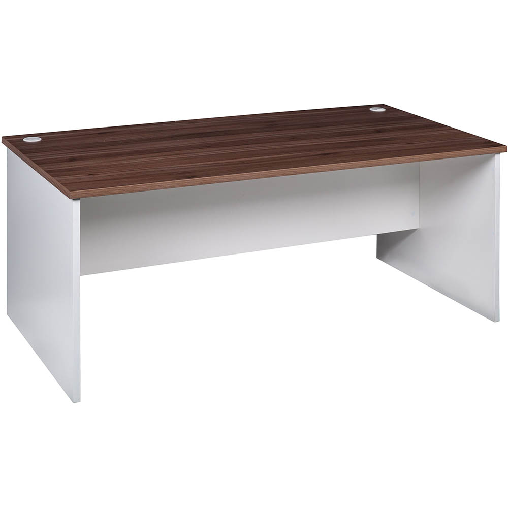 Image for OM PREMIER DESK 1800 X 750 X 720MM CASNAN/WHITE from Clipboard Stationers & Art Supplies