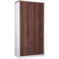 om premier cabinet full doors lockable 900 x 450 x 1800mm casnan/white