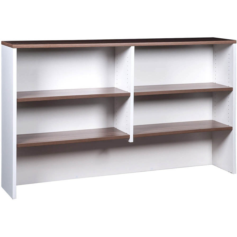 Image for OM PREMIER OVERHEAD HUTCH 1500 X 325 X 1080MM CASNAN/WHITE from Clipboard Stationers & Art Supplies