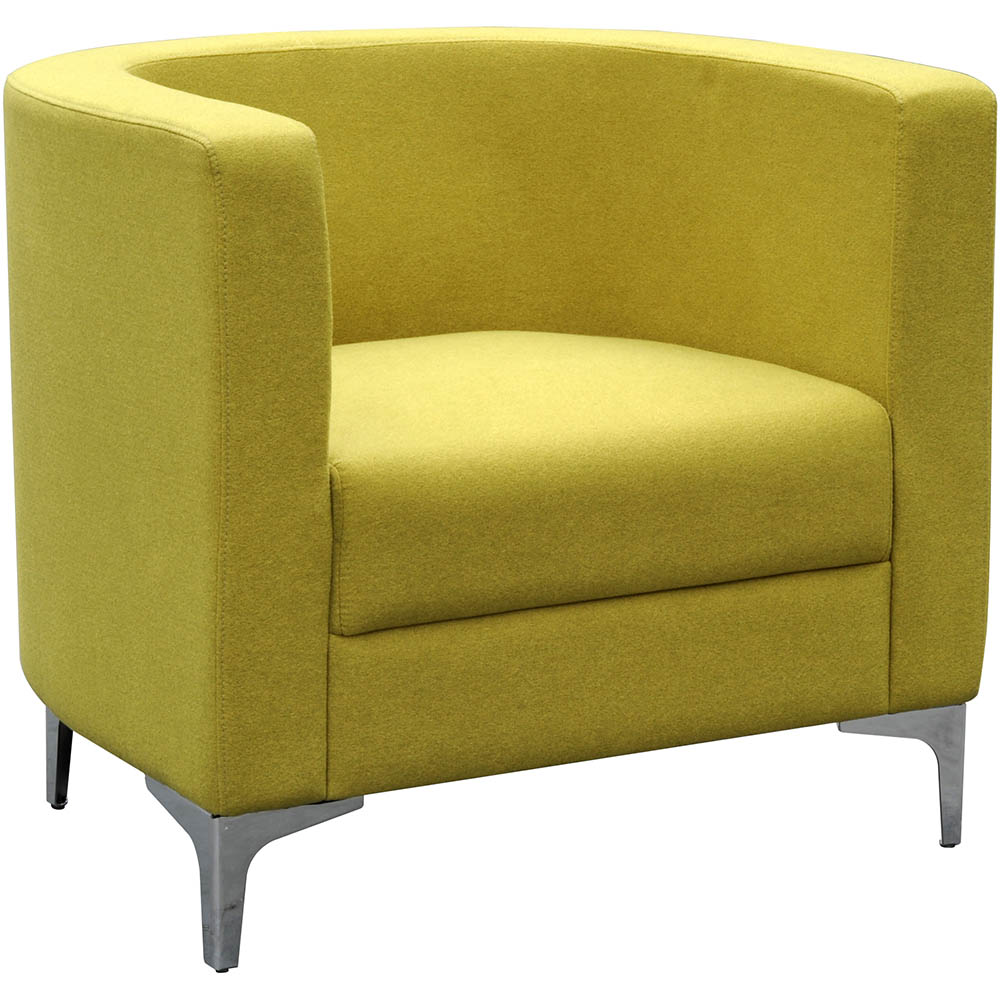 Image for MIKO SINGLE SEATER SOFA CHAIR GREEN from Mercury Business Supplies