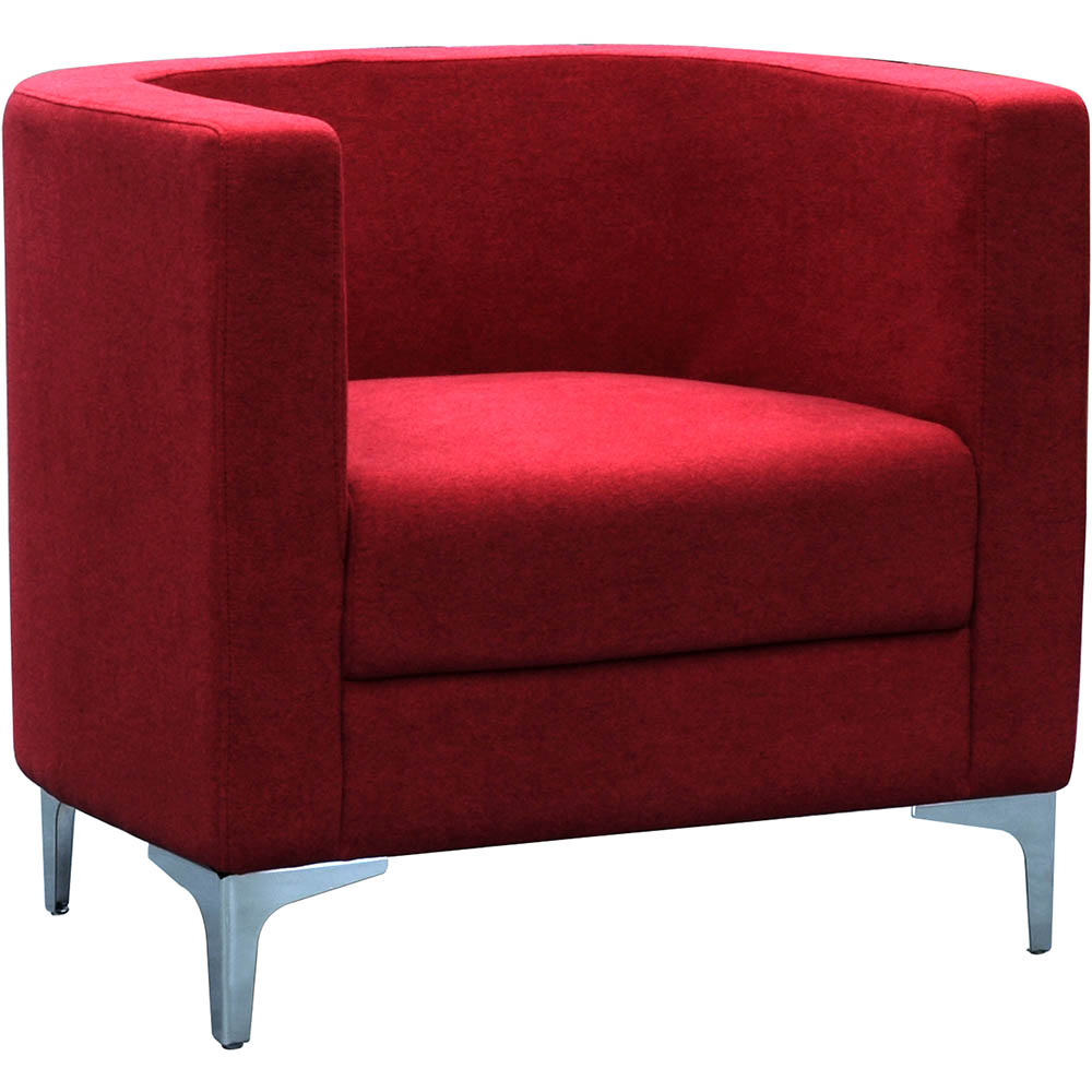 MIKO SINGLE SEATER SOFA CHAIR BURGUNDY |  | 7053718i