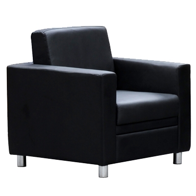 Image for MARCUS LOUNGE SINGLE SEATER BLACK from Buzz Solutions