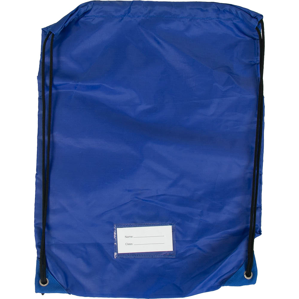Image for EDUCATIONAL COLOURS GYM BAG BLUE from York Stationers
