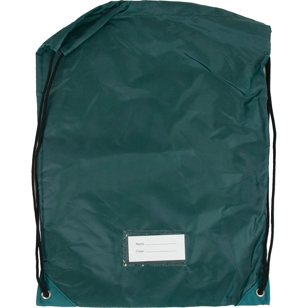 Image for EDUCATIONAL COLOURS GYM BAG GREEN from Clipboard Stationers & Art Supplies