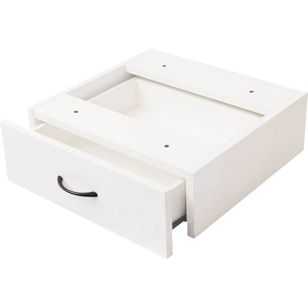 Image for RAPID VIBE FIXED DESK PEDESTAL 1-DRAWER 465 X 447 X 152MM WHITE from Office Heaven