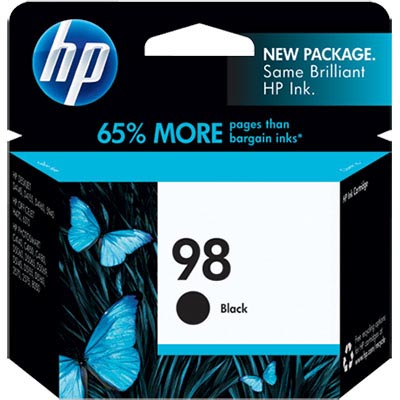 Image for HP C9364WA 98 INK CARTRIDGE BLACK from Olympia Office Products