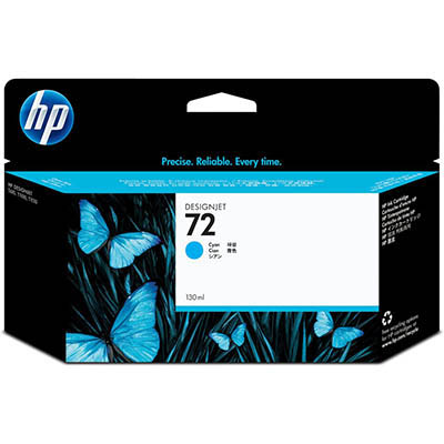 Image for HP C9371A 72 INK CARTRIDGE CYAN from Mitronics Corporation