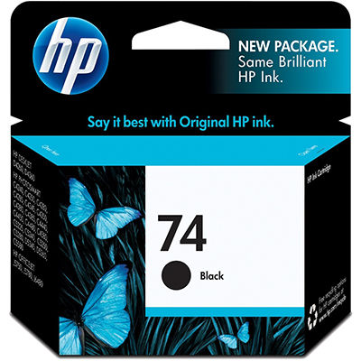 Image for HP CB335WA 74 INK CARTRIDGE 5ML BLACK from BusinessWorld Computer & Stationery Warehouse