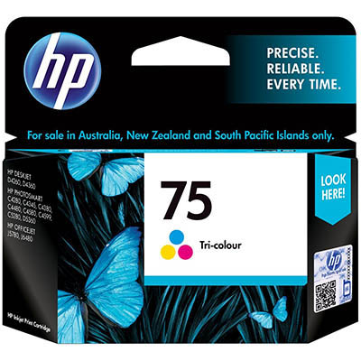 Image for HP CB337WA 75 INK CARTRIDGE VALUE PACK CYAN/MAGENTA/YELLOW from BusinessWorld Computer & Stationery Warehouse