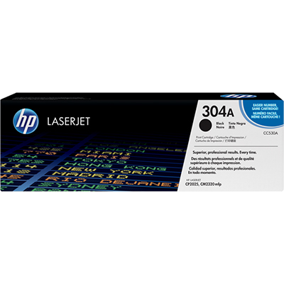 Image for HP CC530A 304A TONER CARTRIDGE BLACK from BusinessWorld Computer & Stationery Warehouse