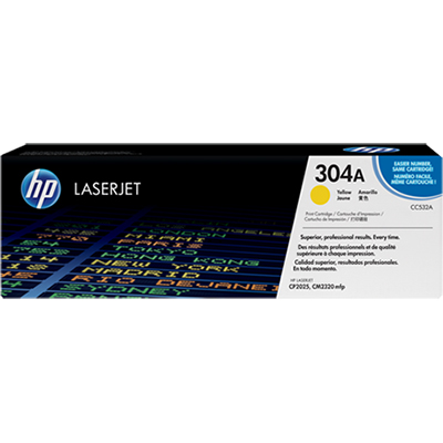 Image for HP CC532A 304A TONER CARTRIDGE YELLOW from Office Express