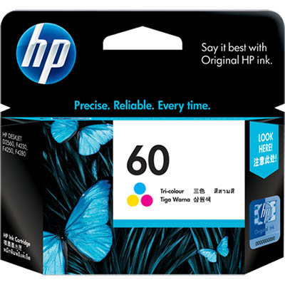 Image for HP CC643WA 60 INK CARTRIDGE TRI COLOUR PACK CYAN/MAGENTA/YELLOW from Office Heaven