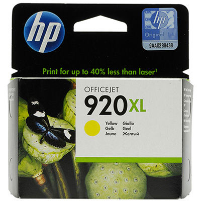 Image for HP CD974AA 920XL INK CARTRIDGE HIGH YIELD YELLOW from Office Heaven