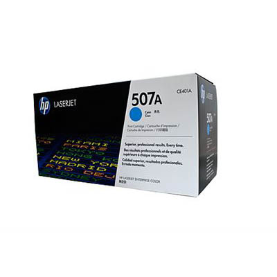 Image for HP HTCE401 507A TONER CARTRIDGE CYAN from BusinessWorld Computer & Stationery Warehouse