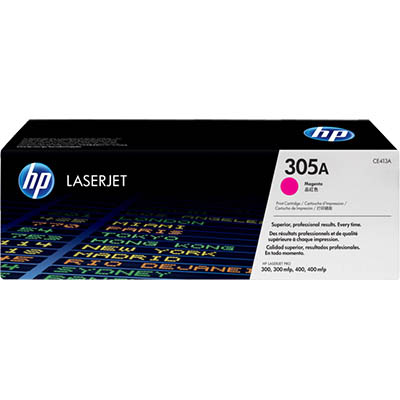 Image for HP CE413A 305A TONER CARTRIDGE MAGENTA from That Office Place PICTON