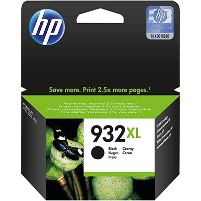 Image for HP CN053AA 932XL INK CARTRIDGE HIGH YIELD BLACK from Mitronics Corporation