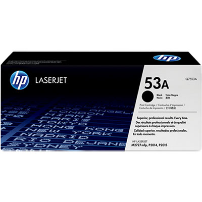 Image for HP Q7553A 53A TONER CARTRIDGE BLACK from Memo Office and Art