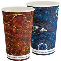 huhtamaki future friendly ccab single wall paper cup 510ml assorted pack 50