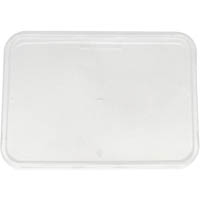 huhtamaki rectangular food container lid clear sleeve 50