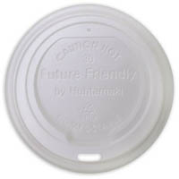 huhtamaki future friendly true fit cpla lid white pack 50