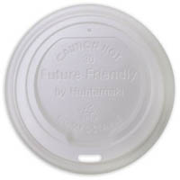 huhtamaki future friendly true fit cpla lid white pack 50