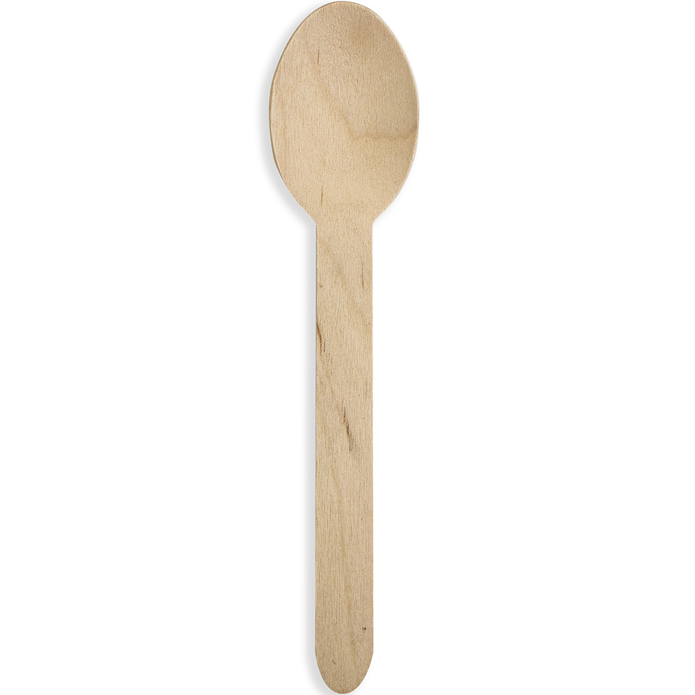 Image for HUHTAMAKI FUTURE FRIENDLY WOODEN CUTLERY SPOON PACK 100 from Office Heaven
