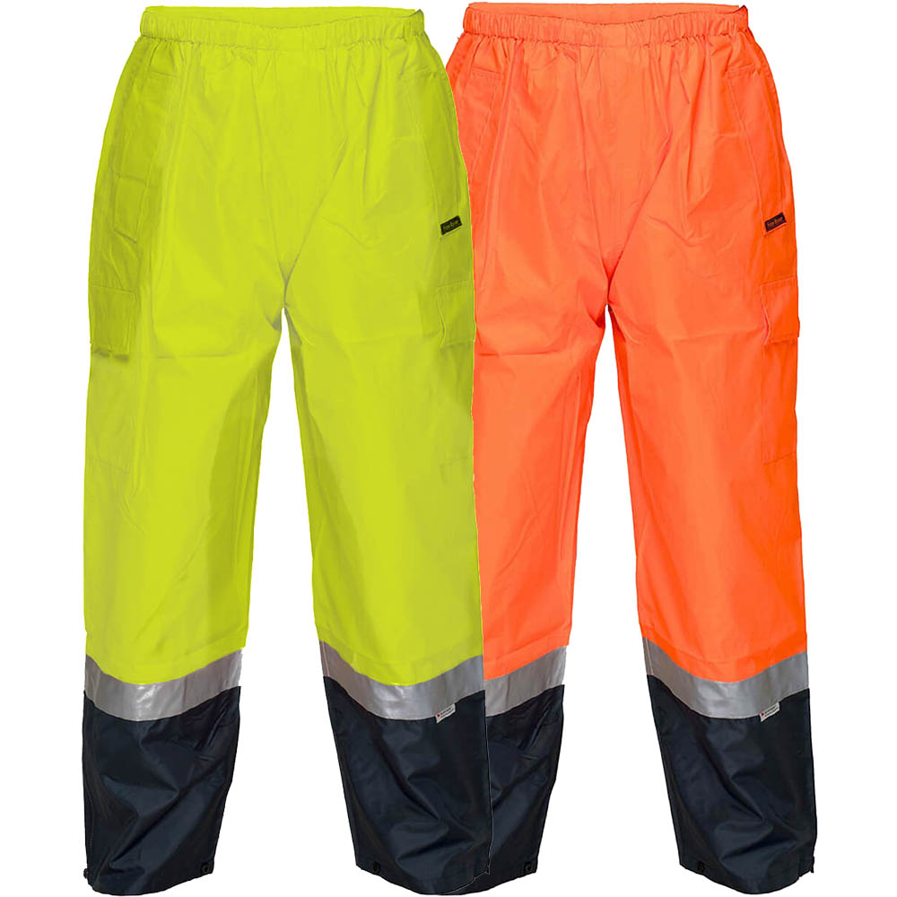 Image for PRIME MOVER MP200 HI-VIS WET WEATHER CARGO PANT REFLECTIVE TAPE from Office Play