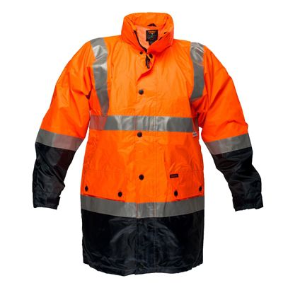 Image for PRIME MOVER MJ306 LIGHTWEIGHT HI-VIS JACKET WITH TAPE WATERPROOF DAY/NIGHT 2-TONE from Clipboard Stationers & Art Supplies