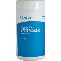 initiative universal whiteboard cleaning wipes tub 100