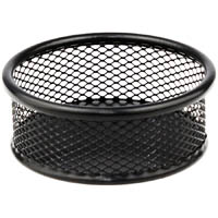 italplast wire mesh paper clip holder black