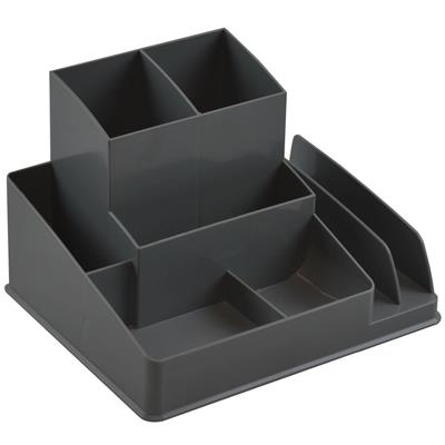 Image for ITALPLAST DESK ORGANISER SPACE GREY from That Office Place PICTON