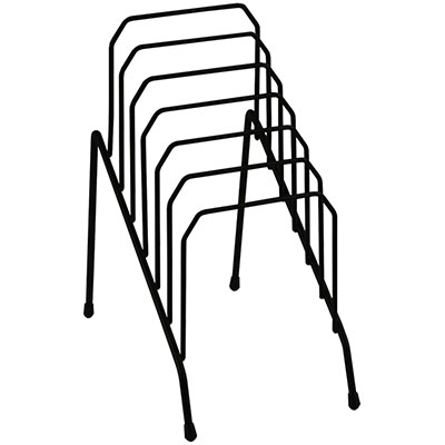 ITALPLAST STEP FILE ORGANISER SMALL 6 GRADUATED SLOT BLACK |  | 7032249