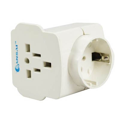 Image for ITALPLAST POWER INTERNATIONAL TRAVEL ADAPTOR WHITE from BusinessWorld Computer & Stationery Warehouse