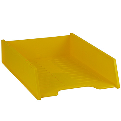 Image for ITALPLAST MULTI FIT DOCUMENT TRAY A4 BANANA from BusinessWorld Computer & Stationery Warehouse
